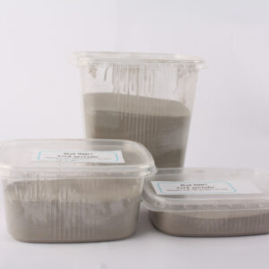 pulverlak grå meatlic RAL 9007 alle bøtter