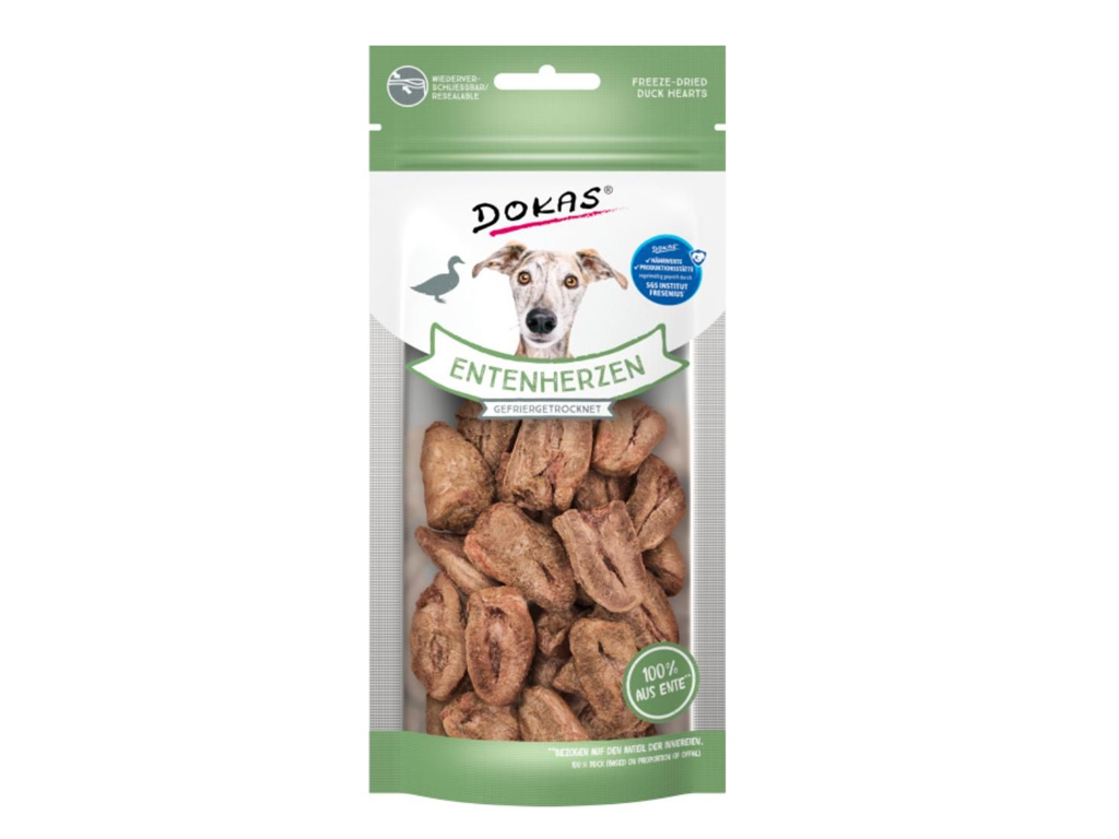 Dokas Frysetørrede Andehjerter